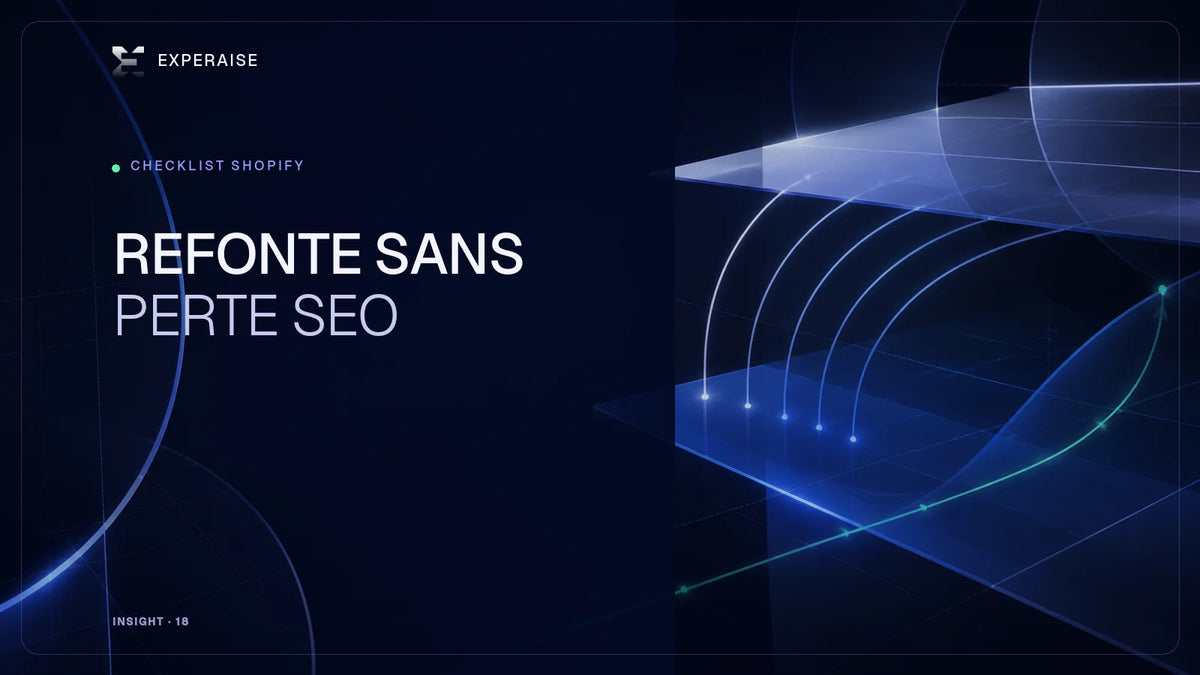 Refonte Shopify sans perdre le référencement naturel