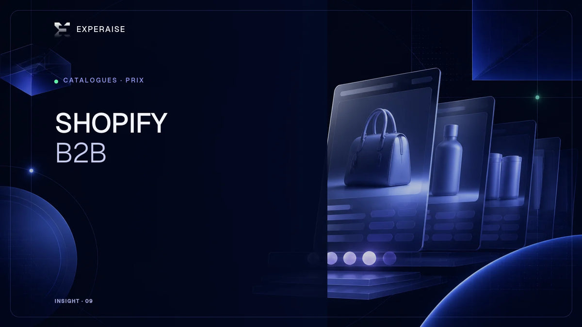 Catalogues, prix et règles de quantité avec Shopify B2B