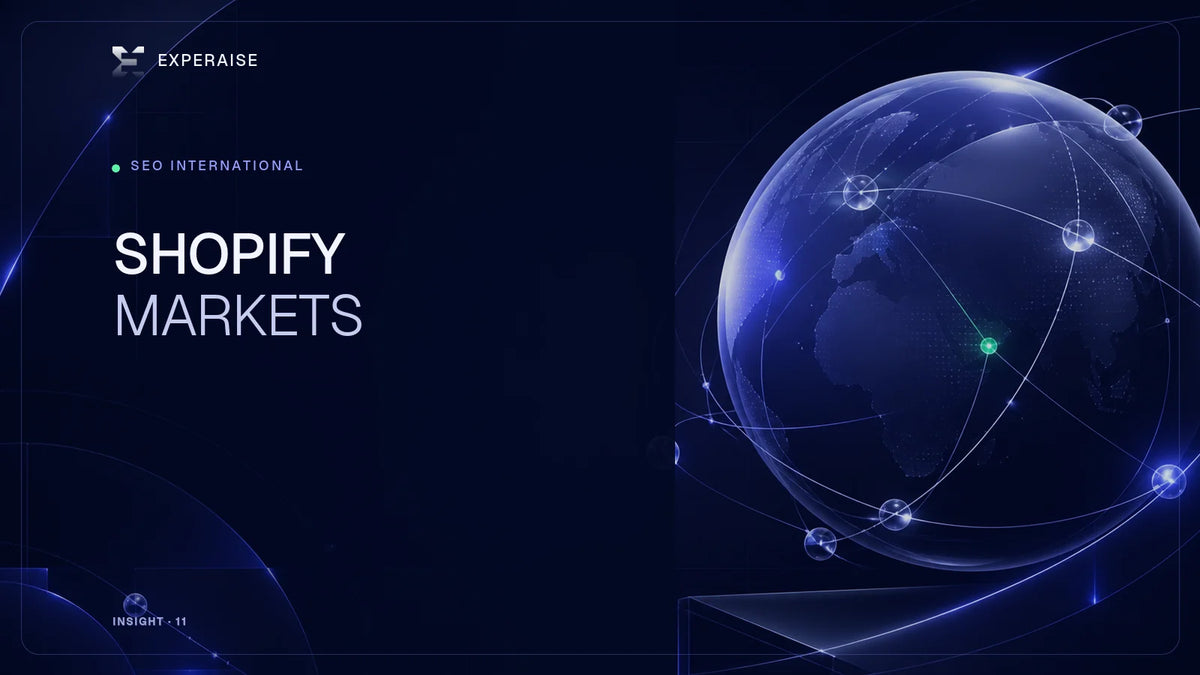 Checklist SEO international pour Shopify Markets