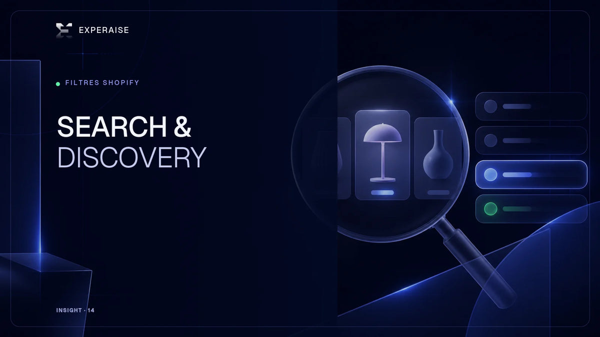 Configuration des filtres Shopify Search and Discovery