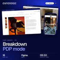 Couverture du kit gratuit Breakdown PDP mode : captures de boutiques Shopify réalisées par EXPERAISE