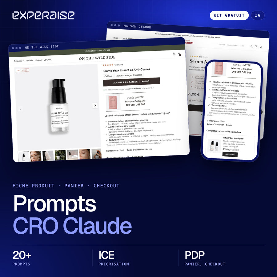Ta conversion stagne : capture de Prompts CRO
