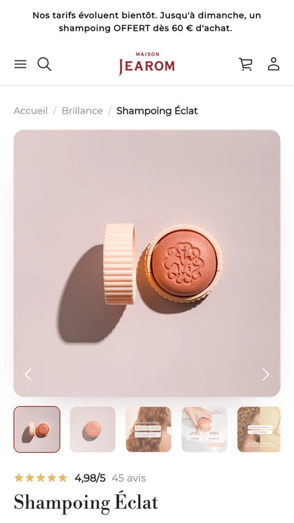 Fiche Shampoing Éclat