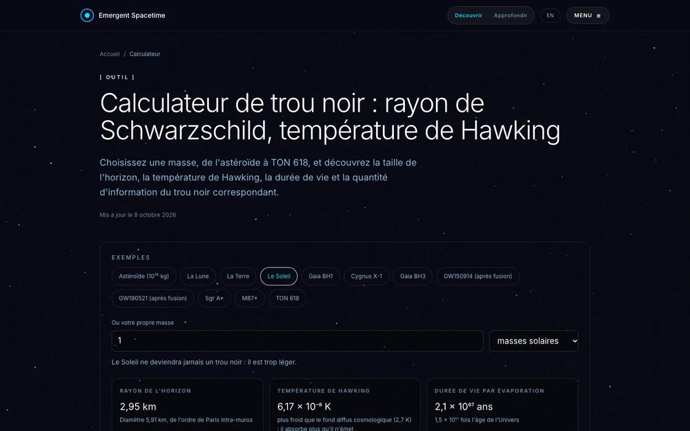 The 42 Laws : calculateur