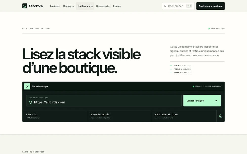 Stackora : analyseur de stack
