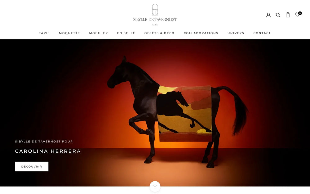 Boutique Shopify Sybille de Tavernost