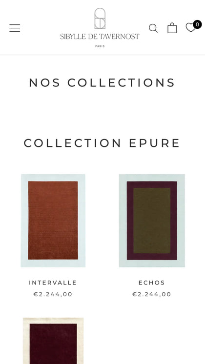 Nos collections