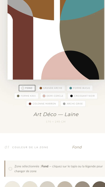 Personnalisation : couleurs