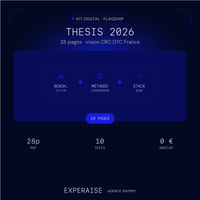 EXPERAISE Thesis 2026 PDF conversion Shopify — hero | EXPERAISE