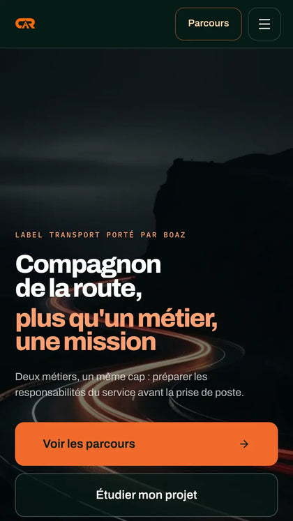 Compagnon de la Route sur téléphone