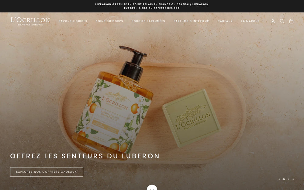 Boutique Shopify L'Ocrillon