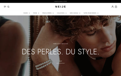 Design daté boutique Shopify refonte