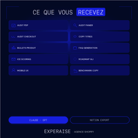 Pack prompts CRO Claude ChatGPT Shopify — contenu | EXPERAISE