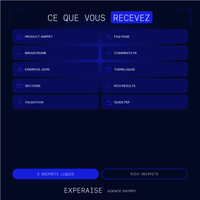 Pack Schema.org Liquid Shopify Product FAQ — contenu | EXPERAISE