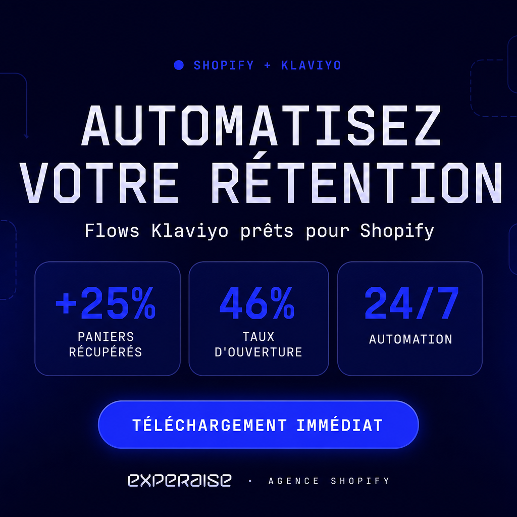 Automatisez la rétention email sur Shopify | EXPERAISE