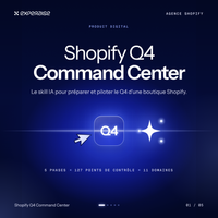 Shopify Q4 Command Center, le skill IA pour piloter le Q4 d'une boutique Shopify